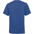 Retro Heather Royal - Back - Fruit of the Loom Childrens-Kids Valueweight T-Shirt