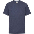 Vintage Heather Navy - Front - Fruit of the Loom Childrens-Kids Valueweight T-Shirt