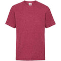 Vintage Heather Red - Front - Fruit of the Loom Childrens-Kids Valueweight T-Shirt