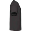 Black - Side - Fruit of the Loom Childrens-Kids Valueweight T-Shirt
