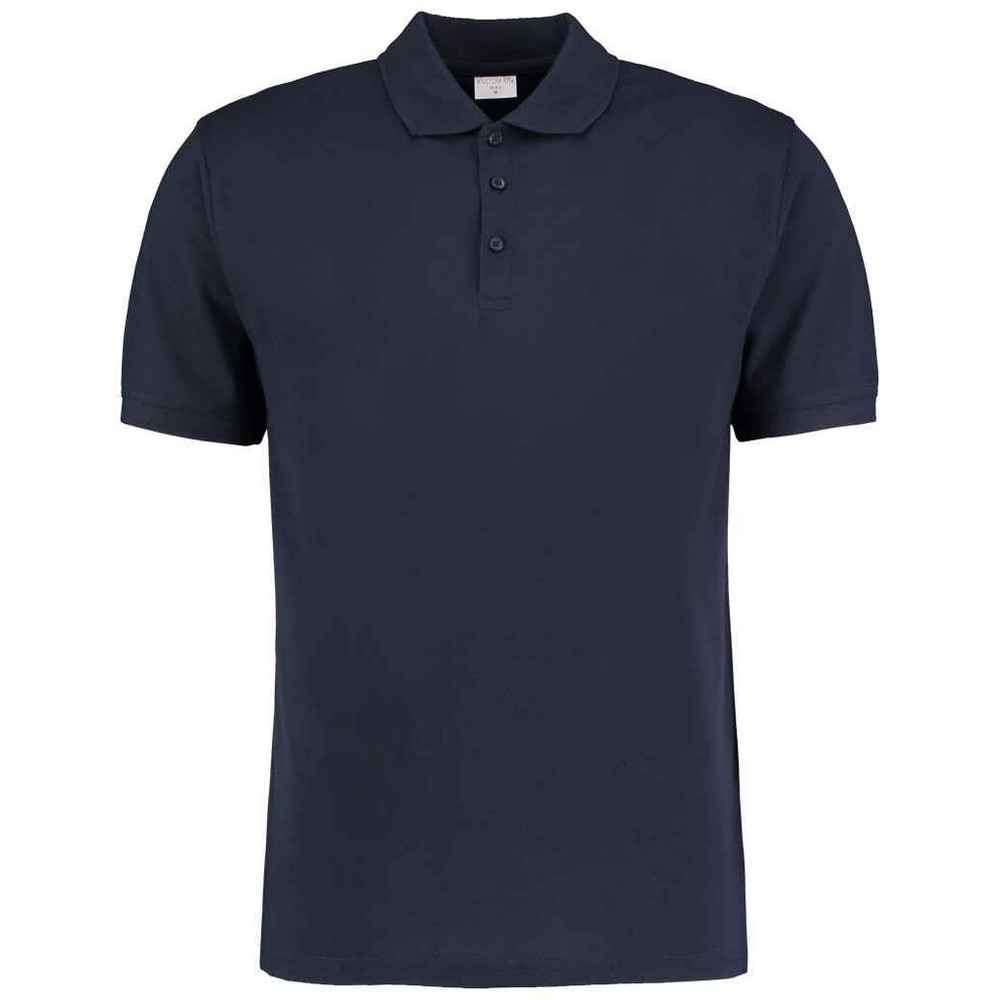 Navy - Front - Kustom Kit Mens Klassic Superwash 60C Short-Sleeved Polo Shirt