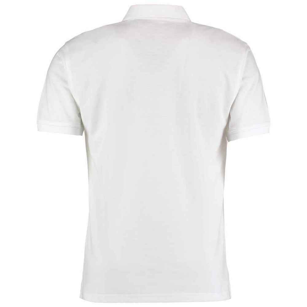 White - Back - Kustom Kit Mens Klassic Superwash 60C Short-Sleeved Polo Shirt