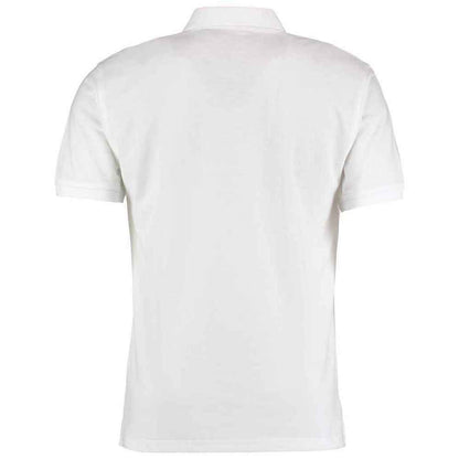 White - Back - Kustom Kit Mens Klassic Superwash 60C Short-Sleeved Polo Shirt