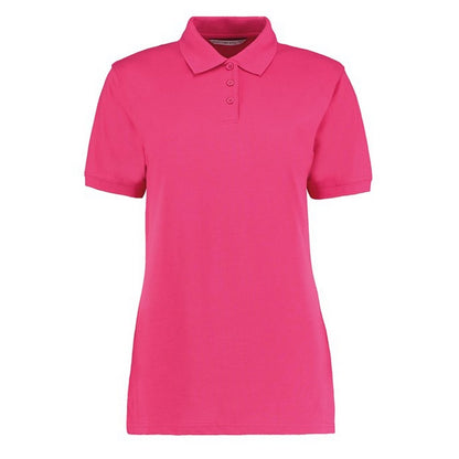Raspberry - Front - Kustom Kit Womens-Ladies Superwash 60C Polo Shirt