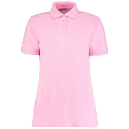 Pink - Front - Kustom Kit Womens-Ladies Superwash 60C Polo Shirt