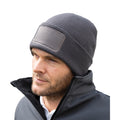 Grey - Back - Result Unisex Adult Double Knit Printable Beanie
