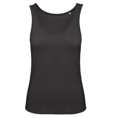 Black - Front - B&C Womens-Ladies Inspire Tank Top