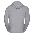 Light Oxford Grey - Back - Russell Mens Authentic Hoodie