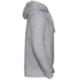 Light Oxford Grey - Side - Russell Mens Authentic Hoodie