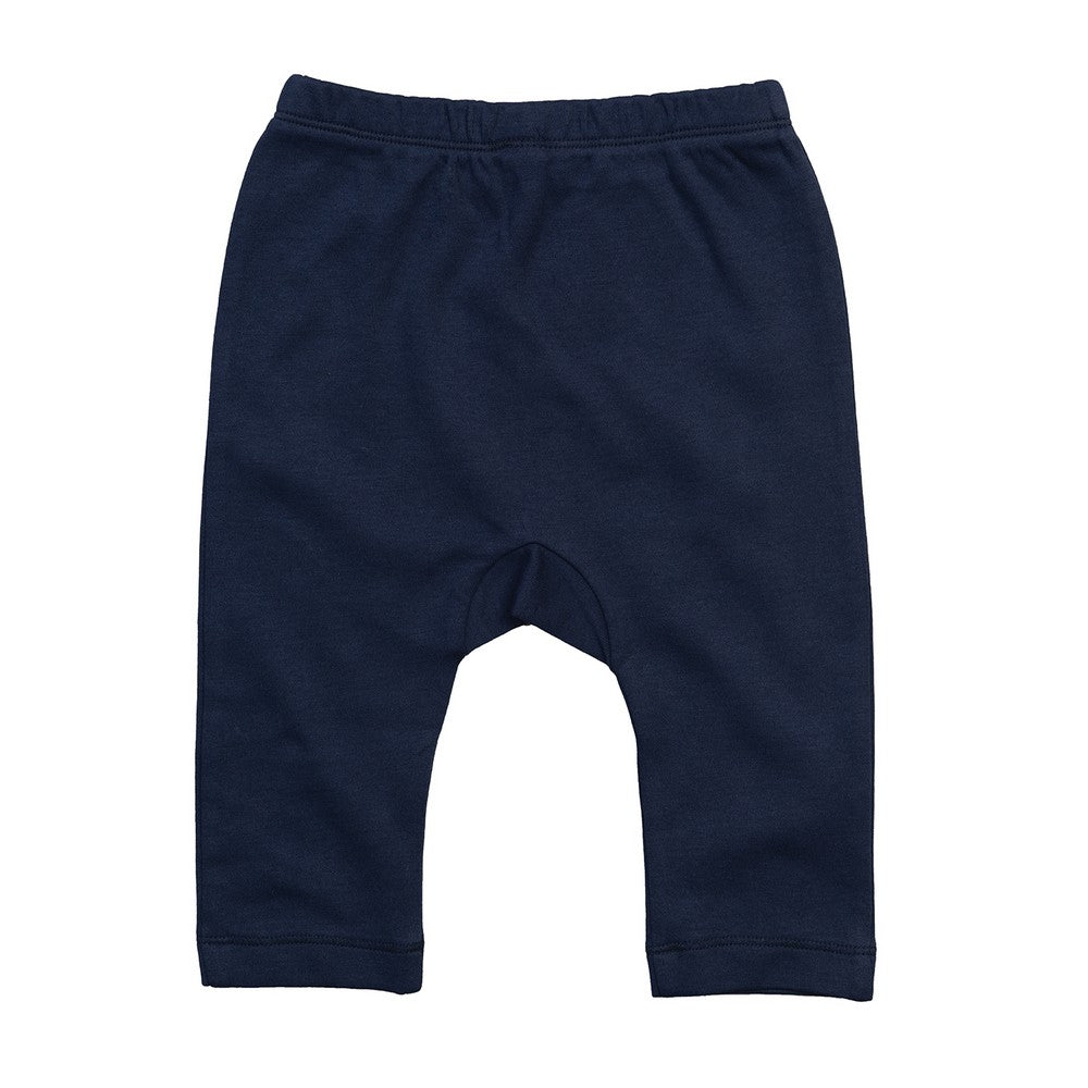 Nautical Navy - Back - Babybugz Baby Plain Leggings