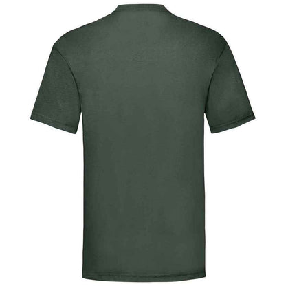 Bottle Green - Back - Fruit Of The Loom Mens Valueweight T-Shirt