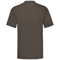 Chocolate - Side - Fruit of the Loom Mens Valueweight T-Shirt