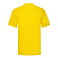 Yellow - Back - Fruit of the Loom Mens Valueweight T-Shirt