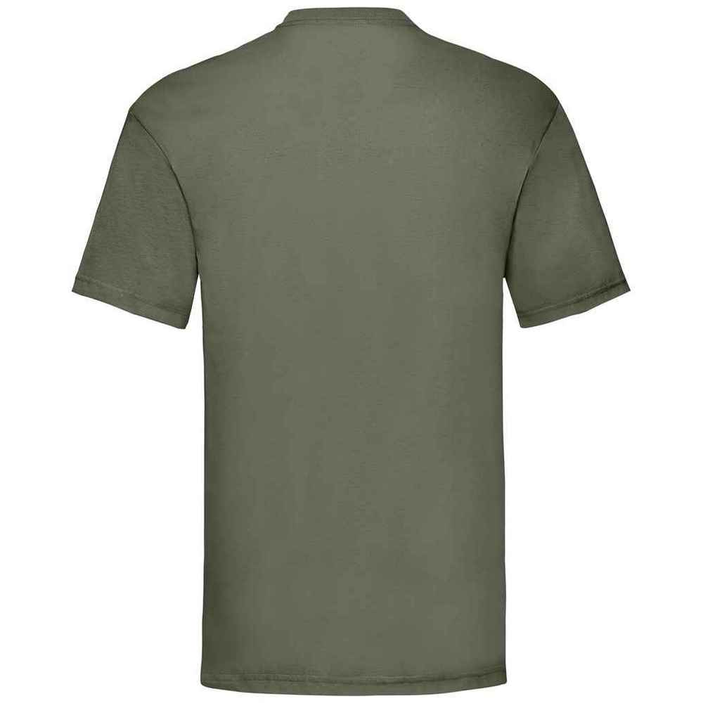 Classic Olive - Back - Fruit of the Loom Mens Valueweight T-Shirt