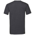 Dark Heather Grey - Side - Fruit of the Loom Mens Valueweight T-Shirt