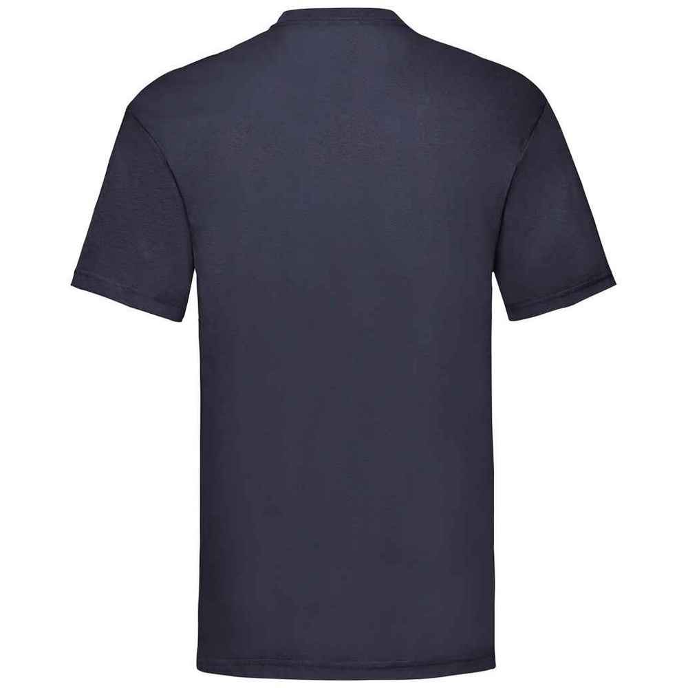 Deep Navy - Side - Fruit of the Loom Mens Valueweight T-Shirt