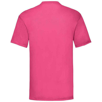 Fuchsia - Back - Fruit of the Loom Mens Valueweight T-Shirt
