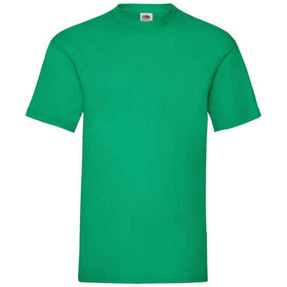 Kelly Green - Front - Fruit Of The Loom Mens Valueweight T-Shirt