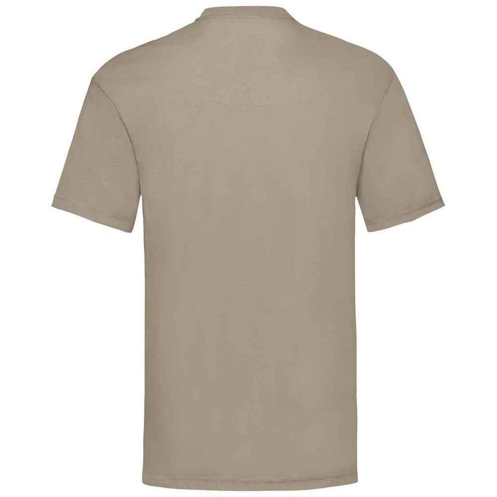 Khaki Green - Back - Fruit of the Loom Mens Valueweight T-Shirt