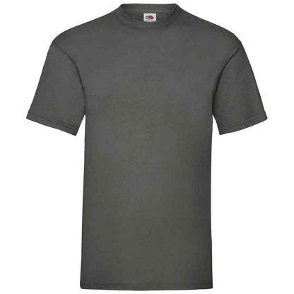 Light Graphite - Front - Fruit of the Loom Mens Valueweight T-Shirt