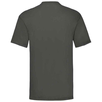 Light Graphite - Back - Fruit of the Loom Mens Valueweight T-Shirt