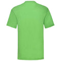 Lime - Back - Fruit of the Loom Mens Valueweight T-Shirt