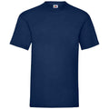 Navy - Front - Fruit of the Loom Mens Valueweight T-Shirt