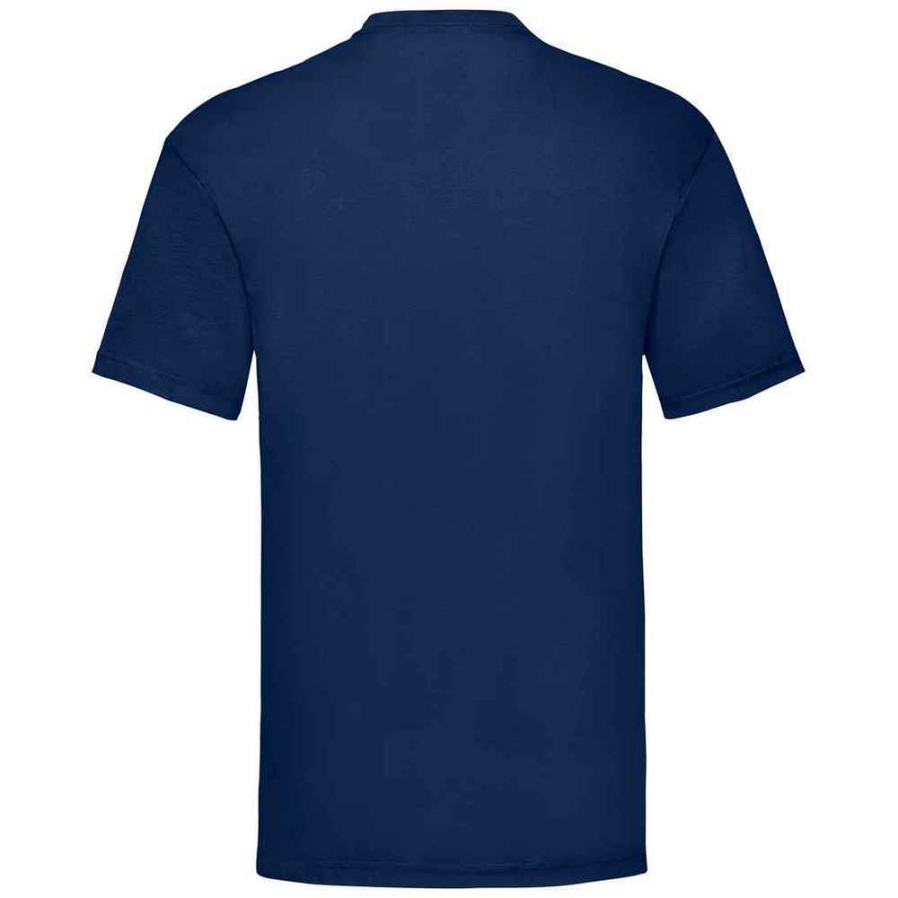 Navy - Back - Fruit of the Loom Mens Valueweight T-Shirt