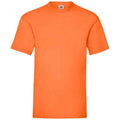 Orange - Front - Fruit of the Loom Mens Valueweight T-Shirt