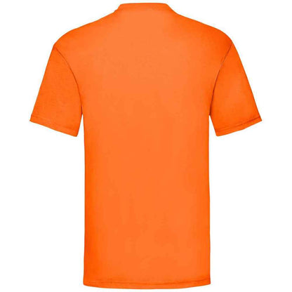 Orange - Back - Fruit Of The Loom Mens Valueweight T-Shirt
