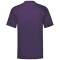 Purple - Back - Fruit of the Loom Mens Valueweight T-Shirt