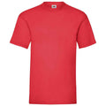 Red - Front - Fruit of the Loom Mens Valueweight T-Shirt