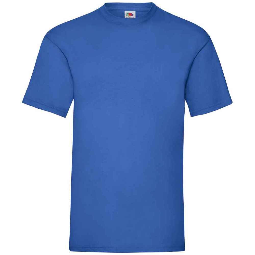 Royal Blue - Front - Fruit of the Loom Mens Valueweight T-Shirt