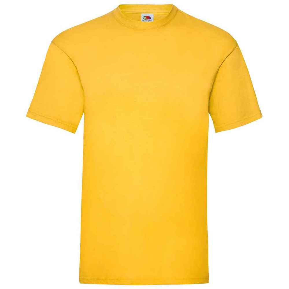 Sunflower - Front - Fruit of the Loom Mens Valueweight T-Shirt