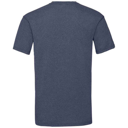 Vintage Heather Navy - Back - Fruit Of The Loom Mens Valueweight T-Shirt