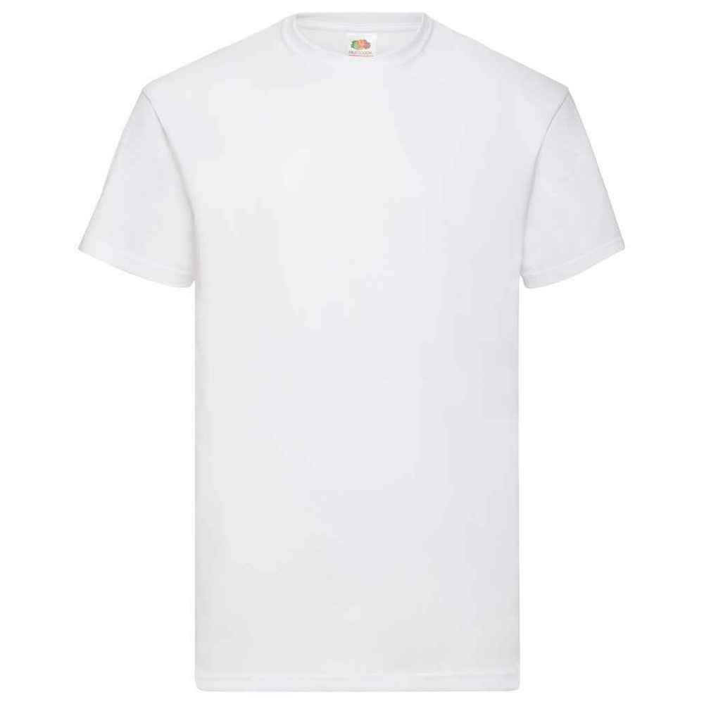 White - Front - Fruit Of The Loom Mens Valueweight T-Shirt