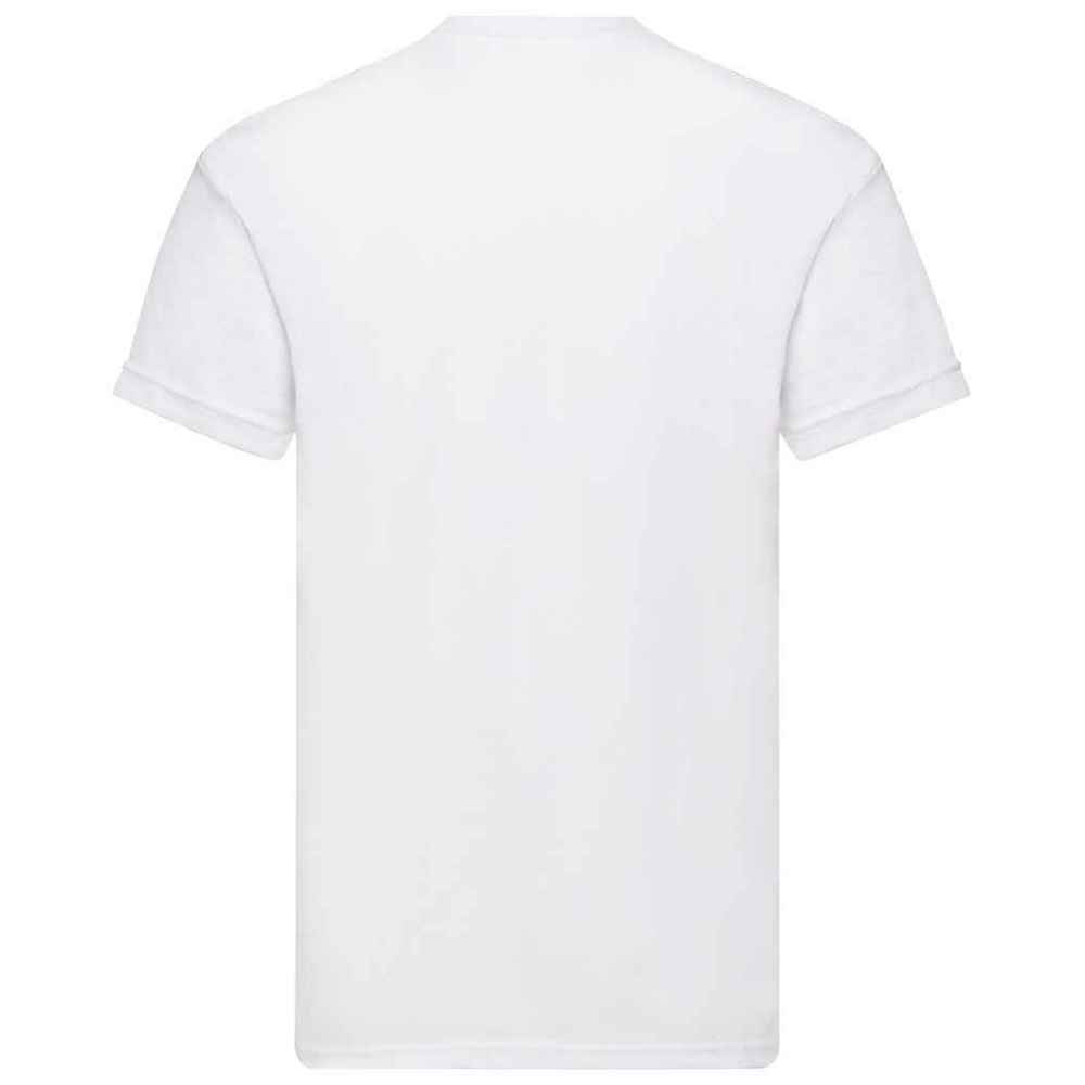 White - Back - Fruit Of The Loom Mens Valueweight T-Shirt