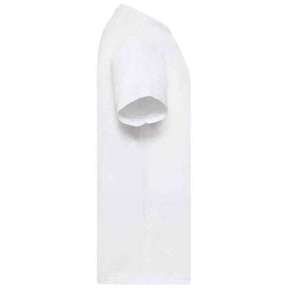 White - Side - Fruit Of The Loom Mens Valueweight T-Shirt