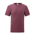 Heather Burgundy - Front - Fruit of the Loom Mens Valueweight T-Shirt