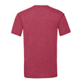 Vintage Heather Red - Back - Fruit of the Loom Mens Valueweight T-Shirt