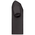 Black - Side - Fruit of the Loom Mens Valueweight T-Shirt