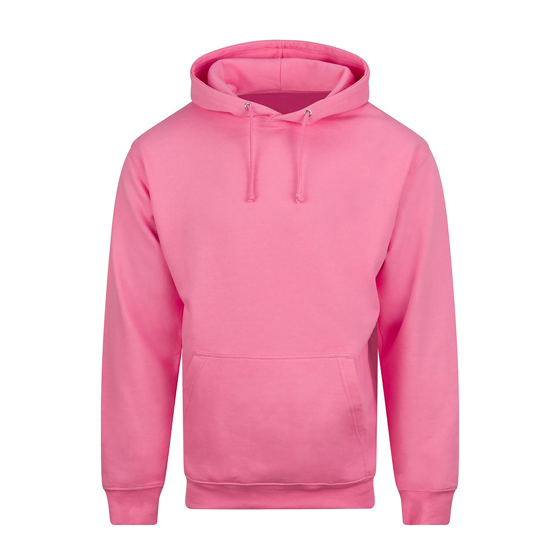 Bubblegum Pink - Front - Awdis Unisex Adult College Hoodie