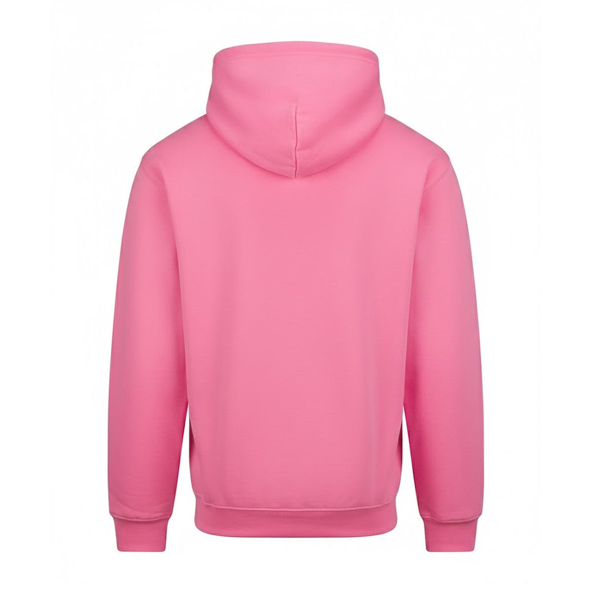Bubblegum Pink - Back - Awdis Unisex Adult College Hoodie