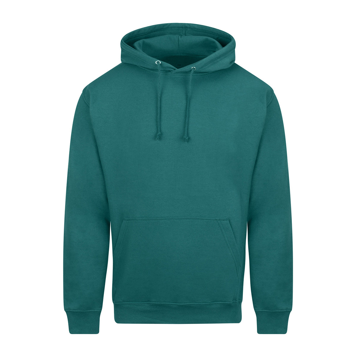Teal - Front - Awdis Unisex Adult College Hoodie