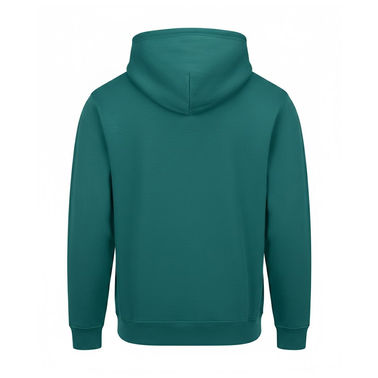Teal - Back - Awdis Unisex Adult College Hoodie