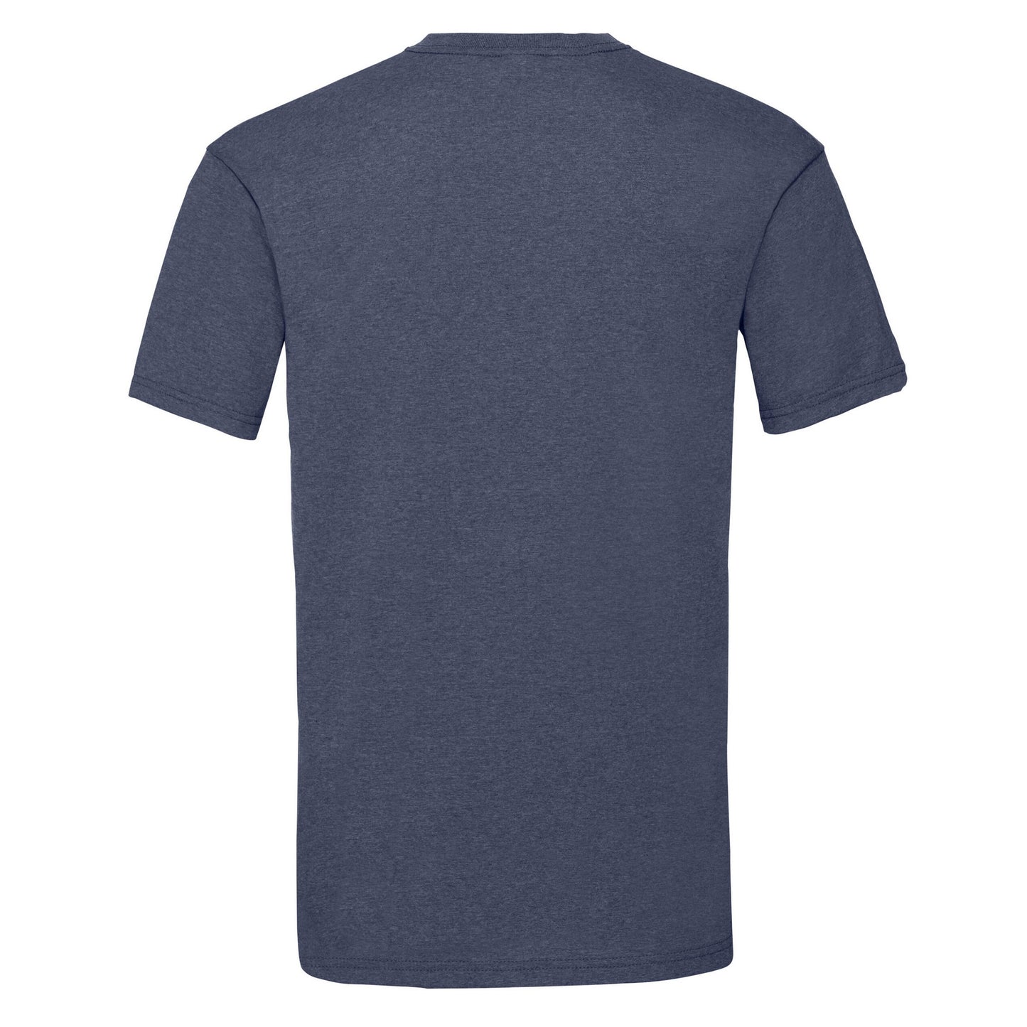 Vintage Navy - Back - Fruit of the Loom Mens Valueweight Heather T-Shirt