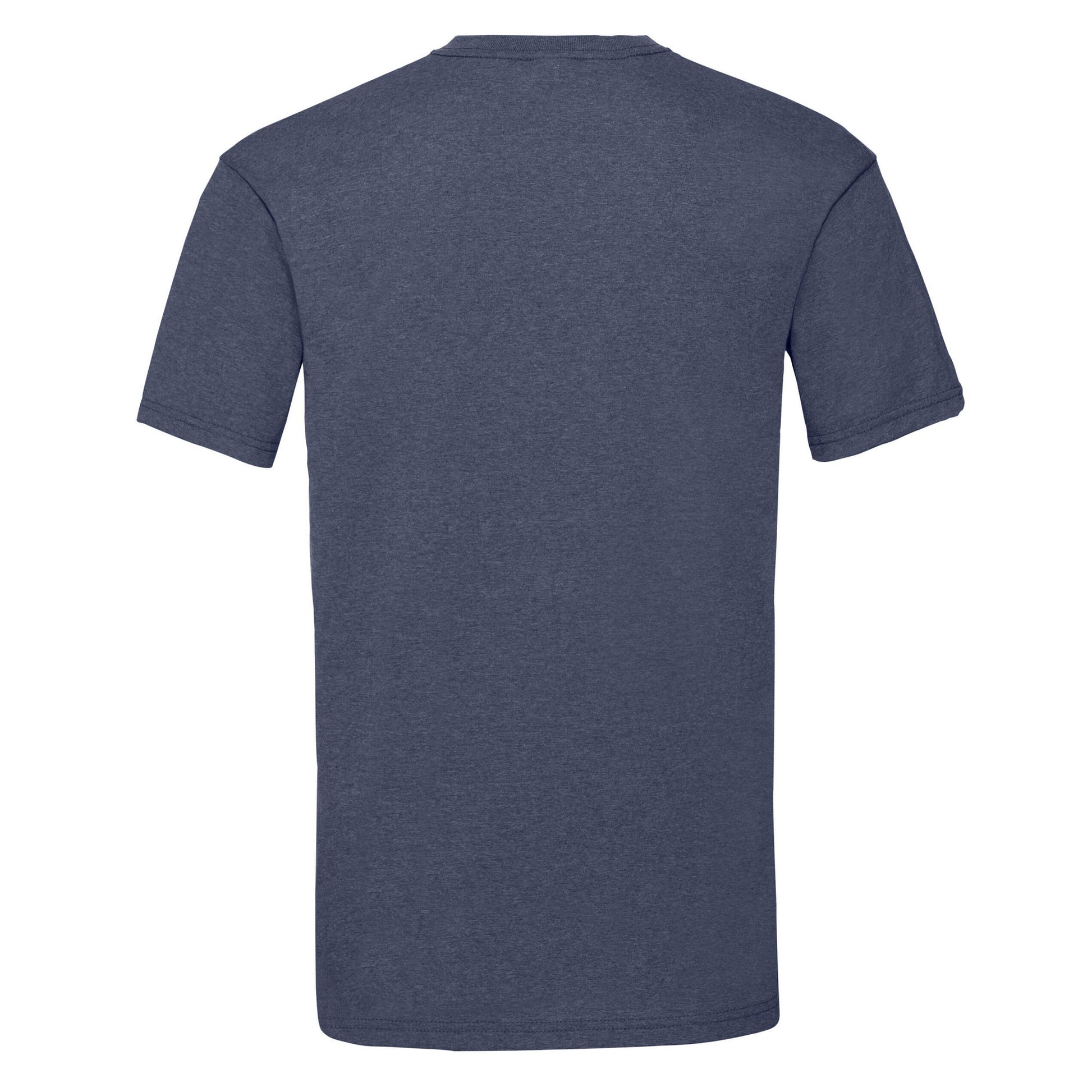 Vintage Navy - Back - Fruit of the Loom Mens Valueweight Heather T-Shirt