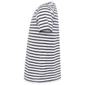 White-Oxford Navy - Side - SF Minni Childrens-Kids Striped T-Shirt