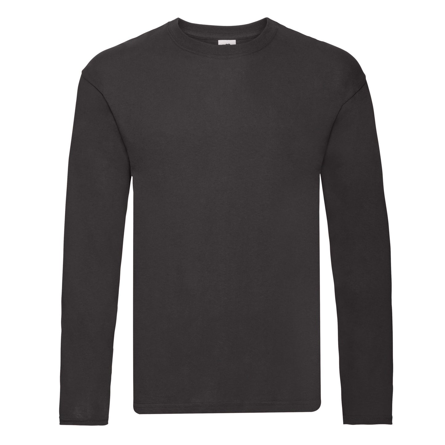 Black - Front - Fruit of the Loom Mens Original Long-Sleeved T-Shirt