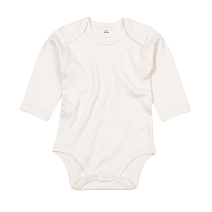 Organic Natural - Front - Babybugz Baby Organic Long-Sleeved Bodysuit